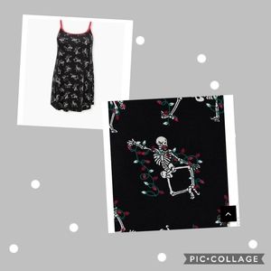 🆕SKELETON WITH HOLIDAY LIGHTS SLEEP TUNIC -SUPER SOFT